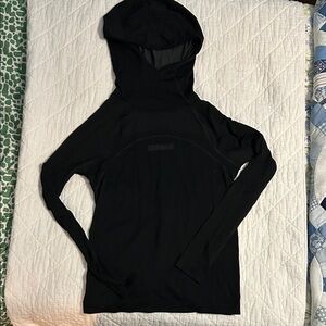 Gymshark Black Long Sleeve Hoodie Dri-fit Top